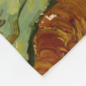 Vincent van Gogh - Landschap, Huis en ploegenman Fleece Deken (Hoek)