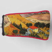 Vincent van Gogh - Landschap, Huis en ploegenman Golfheadcover (Voorkant)