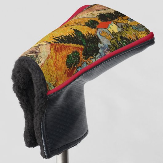 Vincent van Gogh - Landschap, Huis en ploegenman Golfheadcover (3/4 voorkant)