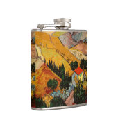 Vincent van Gogh - Landschap, Huis en ploegenman Heupfles (Rechts)