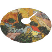 Vincent van Gogh - Landschap, Huis en ploegenman Kerstboom Rok (Gekanteld)