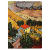 Vincent van Gogh - Landschap, Huis en ploegenman Klembord (Voorkant)