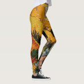 Vincent van Gogh - Landschap, Huis en ploegenman Leggings (Rechts)