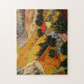 Vincent van Gogh - Landschap, Huis en ploegenman Legpuzzel (Verticaal)