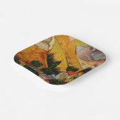 Vincent van Gogh - Landschap, Huis en ploegenman Papieren Bordje (Gebogen)