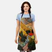 Vincent van Gogh - Landschap, Huis en ploegenman Schort (Gedragen)