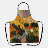 Vincent van Gogh - Landschap, Huis en ploegenman Schort (Voorkant)