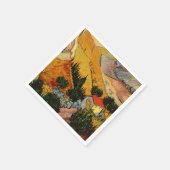 Vincent van Gogh - Landschap, Huis en ploegenman Servet (Hoek)