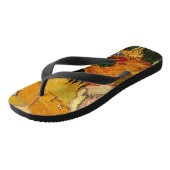 Vincent van Gogh - Landschap, Huis en ploegenman Teenslippers (Schuin)