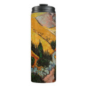 Vincent van Gogh - Landschap, Huis en ploegenman Thermosbeker (Voorkant)
