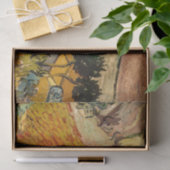 Vincent van Gogh - Landschap, Huis en ploegenman Tissuepapier (Geschenk)