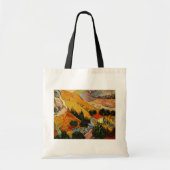 Vincent van Gogh - Landschap, Huis en ploegenman Tote Bag (Voorkant)