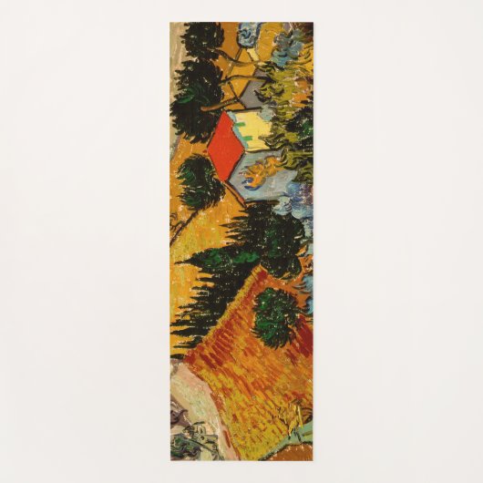 Vincent van Gogh - Landschap, Huis en ploegenman Yogamat (Voorkant)