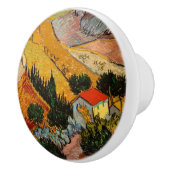 Vincent van Gogh - Landschap, huis en ploeger Keramische Knop (Rechts)