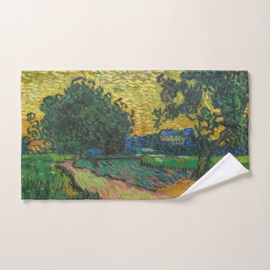 Vincent van Gogh - Landschap in Twilight Bad Handdoek (Handdoek)