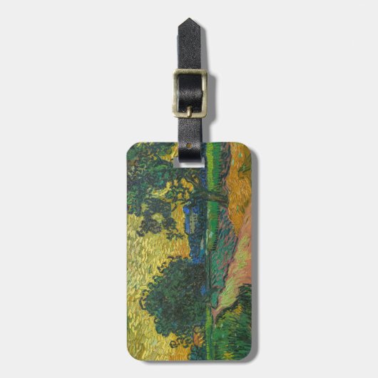 Vincent van Gogh - Landschap in Twilight Bagagelabel (Voorkant verticaal)