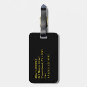 Vincent van Gogh - Landschap in Twilight Bagagelabel (Achterkant verticaal)