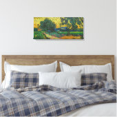 Vincent van Gogh - Landschap in Twilight Canvas Afdruk (Insitu (Slaapkamer))