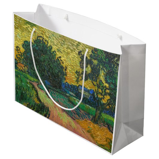 Vincent van Gogh - Landschap in Twilight Groot Cadeauzakje (Achterkant Gekanteld)
