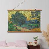 Vincent van Gogh - Landschap in Twilight Hangend Wandkleed (Slaapkamer)