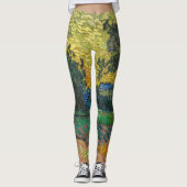 Vincent van Gogh - Landschap in Twilight Leggings (Voorkant)