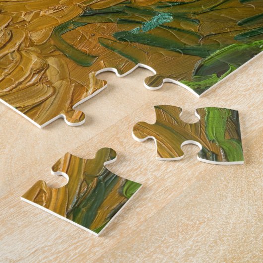 Vincent van Gogh - Landschap in Twilight Legpuzzel (Zijkant)