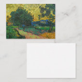 Vincent van Gogh - Landschap in Twilight Notitiekaartje (Voorkant / Achterkant)