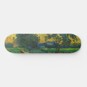 Vincent van Gogh - Landschap in Twilight Persoonlijk Skateboard (Horizontaal)