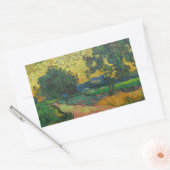 Vincent van Gogh - Landschap in Twilight Rechthoekige Sticker (Envelop)