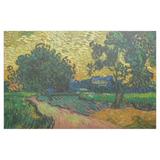 Vincent van Gogh - Landschap in Twilight Stof (Yard (91,4 cm))
