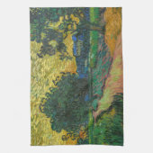 Vincent van Gogh - Landschap in Twilight Theedoek (Verticaal)