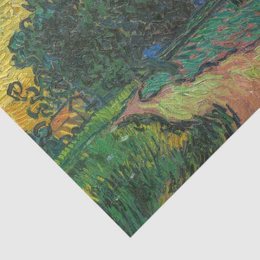 Vincent van Gogh - Landschap in Twilight Tissuepapier (Detail)