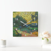 Vincent van Gogh - Landschap in Twilight Vierkante Klok (Huis)