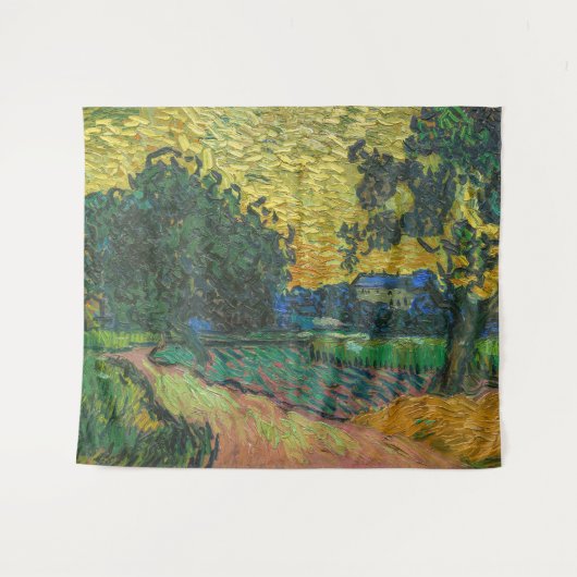 Vincent van Gogh - Landschap in Twilight Wandkleed (Voorkant (horizontaal))