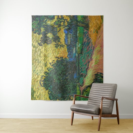 Vincent van Gogh - Landschap in Twilight Wandkleed (In situ)