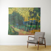 Vincent van Gogh - Landschap in Twilight Wandkleed (In Situ (horizontaal))