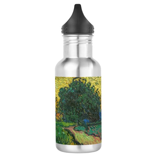 Vincent van Gogh - Landschap in Twilight Waterfles (Links)