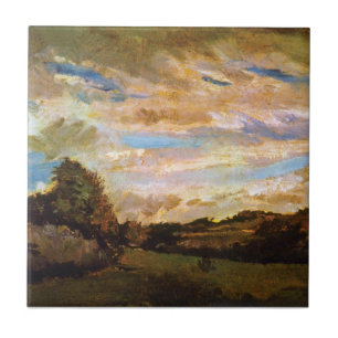 Vincent Van Gogh - Landschap met Duinen Kunstschil Tegeltje