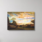 Vincent Van Gogh - Landschap met Dunes Fine Art Canvas Afdruk (Voorkant)