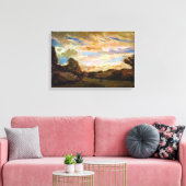Vincent Van Gogh - Landschap met Dunes Fine Art Canvas Afdruk (Insitu (Woonkamer))