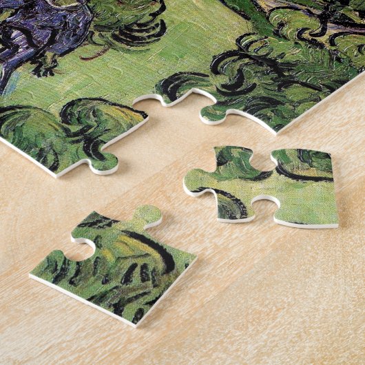 Vincent van Gogh - Landschap met een paar fijne ku Legpuzzel (Zijkant)