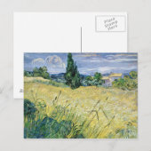 Vincent van Gogh | Landschap met Groene Korn, 1889 Briefkaart (Voorkant / Achterkant)