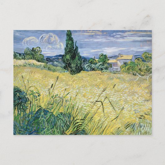 Vincent van Gogh | Landschap met Groene Korn, 1889 Briefkaart (Voorkant)