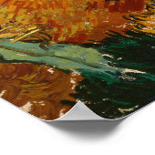 Vincent van Gogh | Landschap met House & Plowman Poster (Hoek)