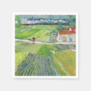 Vincent van Gogh - Landschap met Koets & Trein Servet