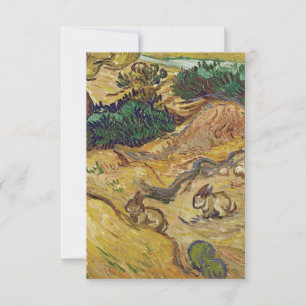 Vincent van Gogh - Landschap met konijnen Kaart