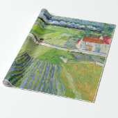 Vincent van Gogh - Landschap met vervoer en trein Cadeaupapier (Uitgerold)