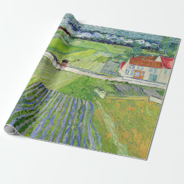 Vincent van Gogh - Landschap met vervoer en trein Cadeaupapier