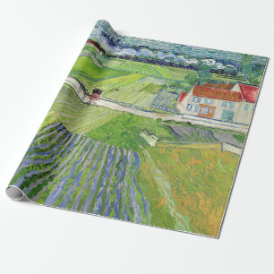 Vincent van Gogh - Landschap met vervoer en trein Cadeaupapier