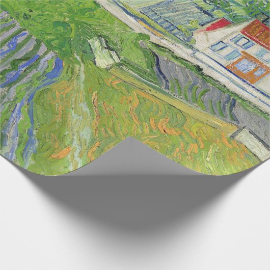 Vincent van Gogh - Landschap met vervoer en trein Cadeaupapier (Hoek)